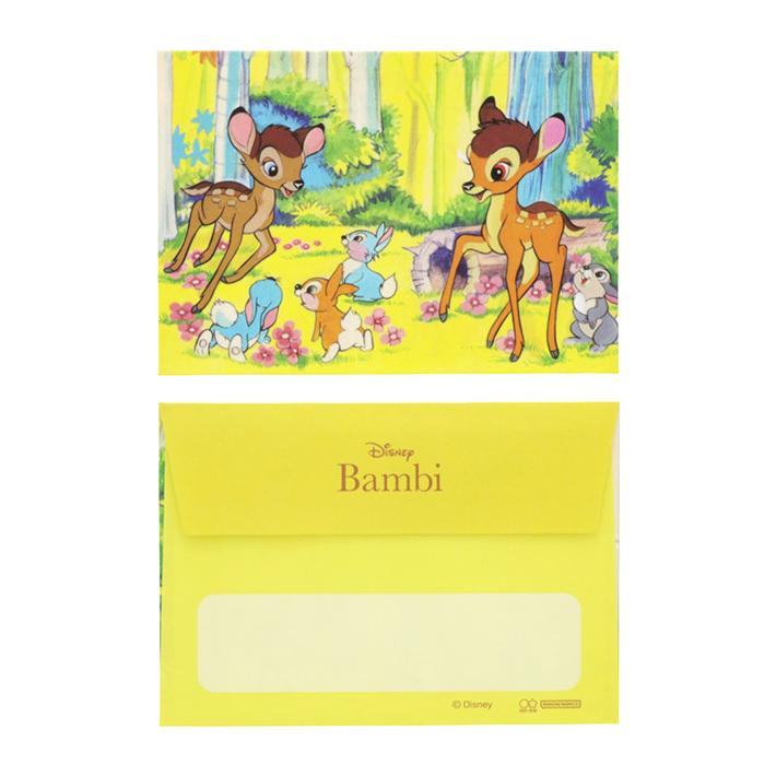Disney Retro Art Collection Vol.2 - Mini Letter Set - Bambi - Sun-Star Stationery - Default Title by Techo Treats Stationery