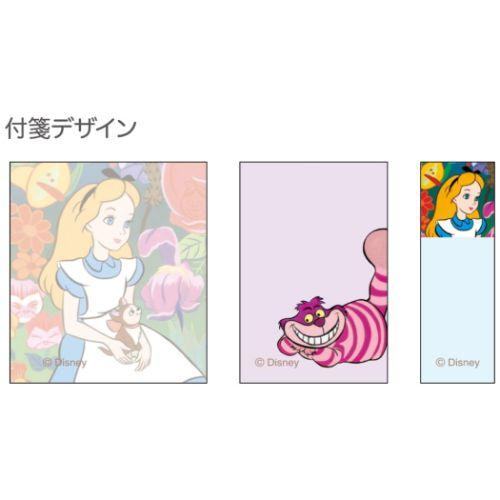 Disney Retro Art Collection Vol.2 - Zipper Bag Sticky Notes - Alice in Wonderland - Techo Treats