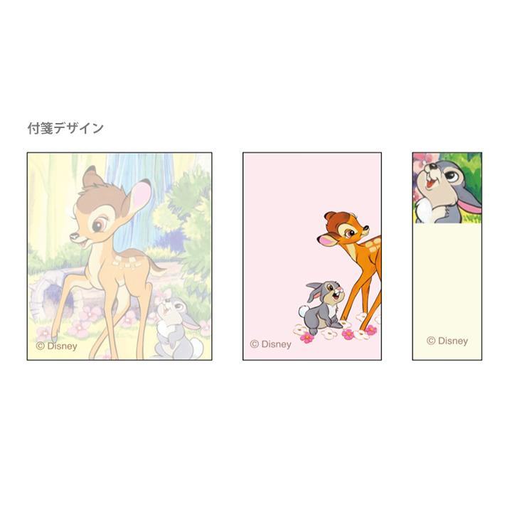 Disney Retro Art Collection Vol.2 - Zipper Bag Sticky Notes - Bambi - Techo Treats
