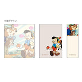 Disney Retro Art Collection Vol.2 - Zipper Bag Sticky Notes - Pinocchio - Sun-Star Stationery - Default Title by Techo Treats Stationery
