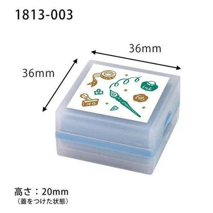 KONOIRO Paintable Penetrating Stamp Mini - Stationery