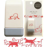 EL COMMUN Ahlala Loop Rolling Stamp - Cats - Default Title by Techo Treats Stationery