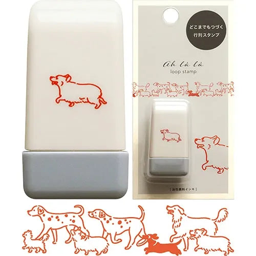 EL COMMUN Ahlala Loop Rolling Stamp - Dogs - Default Title by Techo Treats Stationery