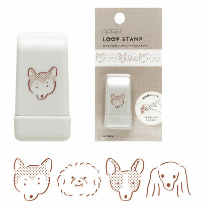 EL COMMUN Deco Loop Rolling Stamp - Dog Face - Techo Treats
