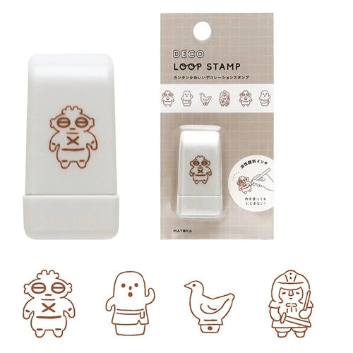 EL COMMUN Deco Loop Rolling Stamp - Haniwa - Default Title by Techo Treats Stationery