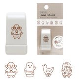 EL COMMUN Deco Loop Rolling Stamp - Haniwa - Default Title by Techo Treats Stationery