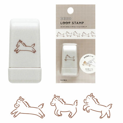 EL COMMUN Deco Loop Rolling Stamp - Horse - Techo Treats