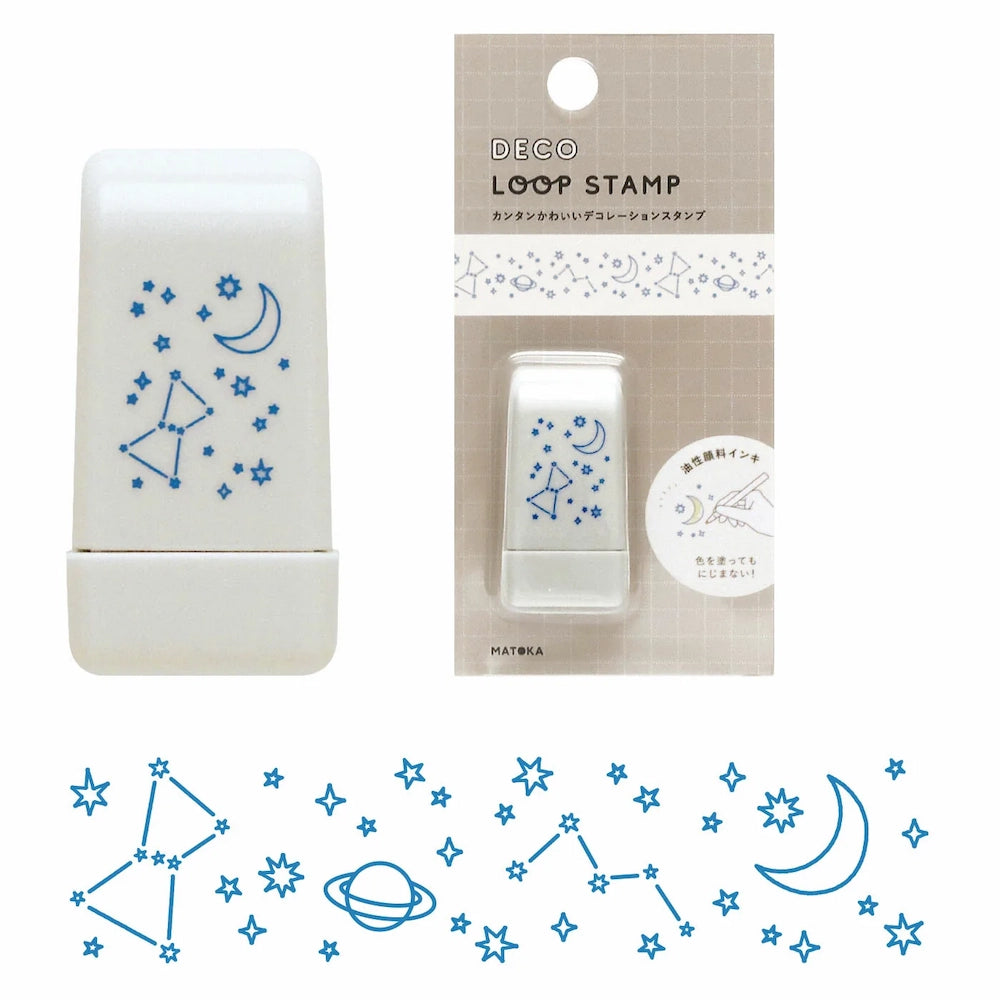 EL COMMUN Deco Loop Rolling Stamp - Star - Techo Treats