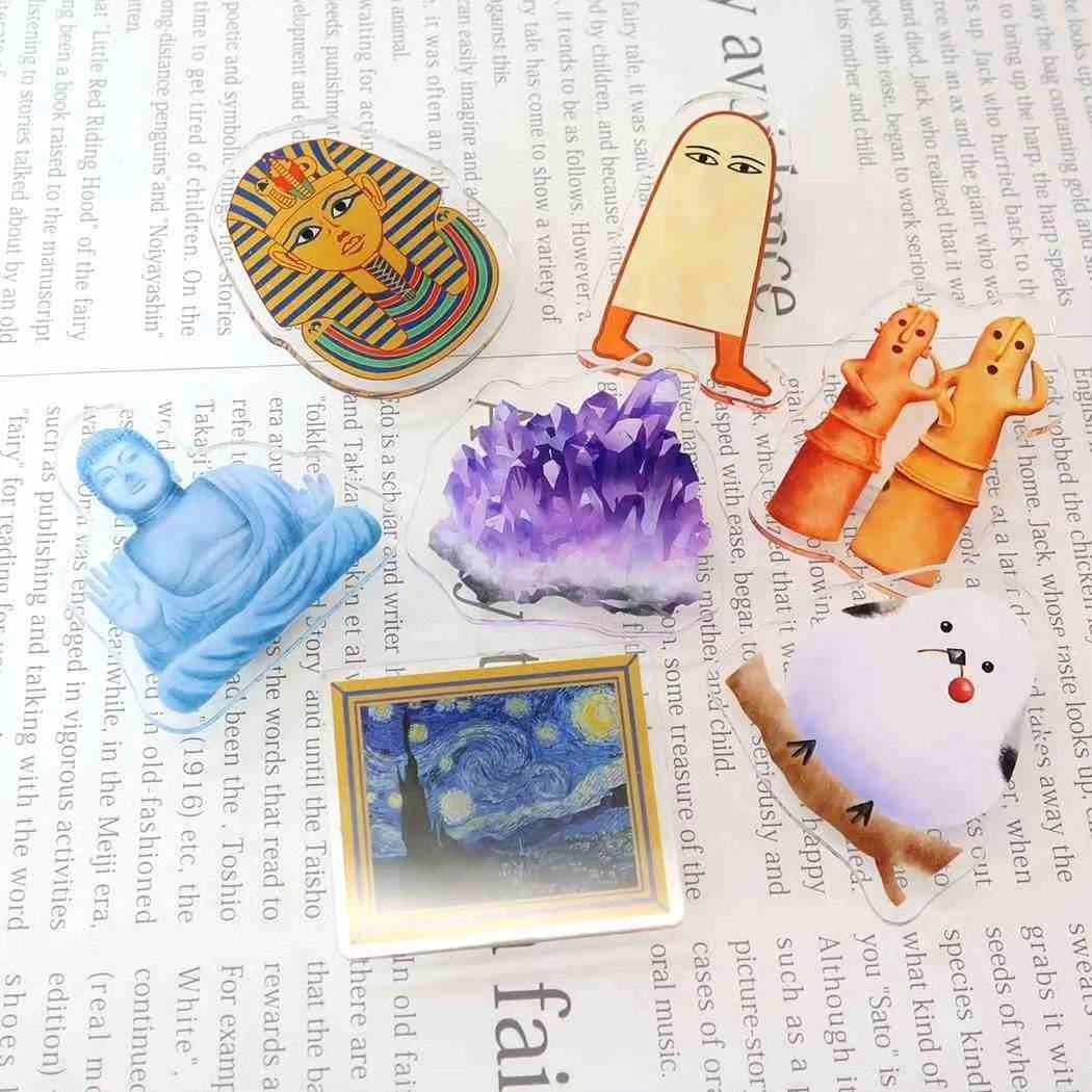 Encyclopaedia for Adults Acrylic Clip - Starry Night - KAMIO JAPAN - Default Title by Techo Treats Stationery