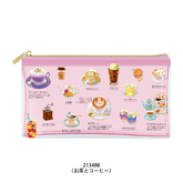 Encyclopaedia for Adults Clear Pen Case - Coffee and Tea - KAMIO JAPAN - Default Title by Techo Treats Stationery