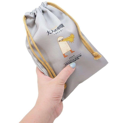 Encyclopaedia for Adults Drawstring Bag - Medjed - KAMIO JAPAN - Default Title by Techo Treats Stationery