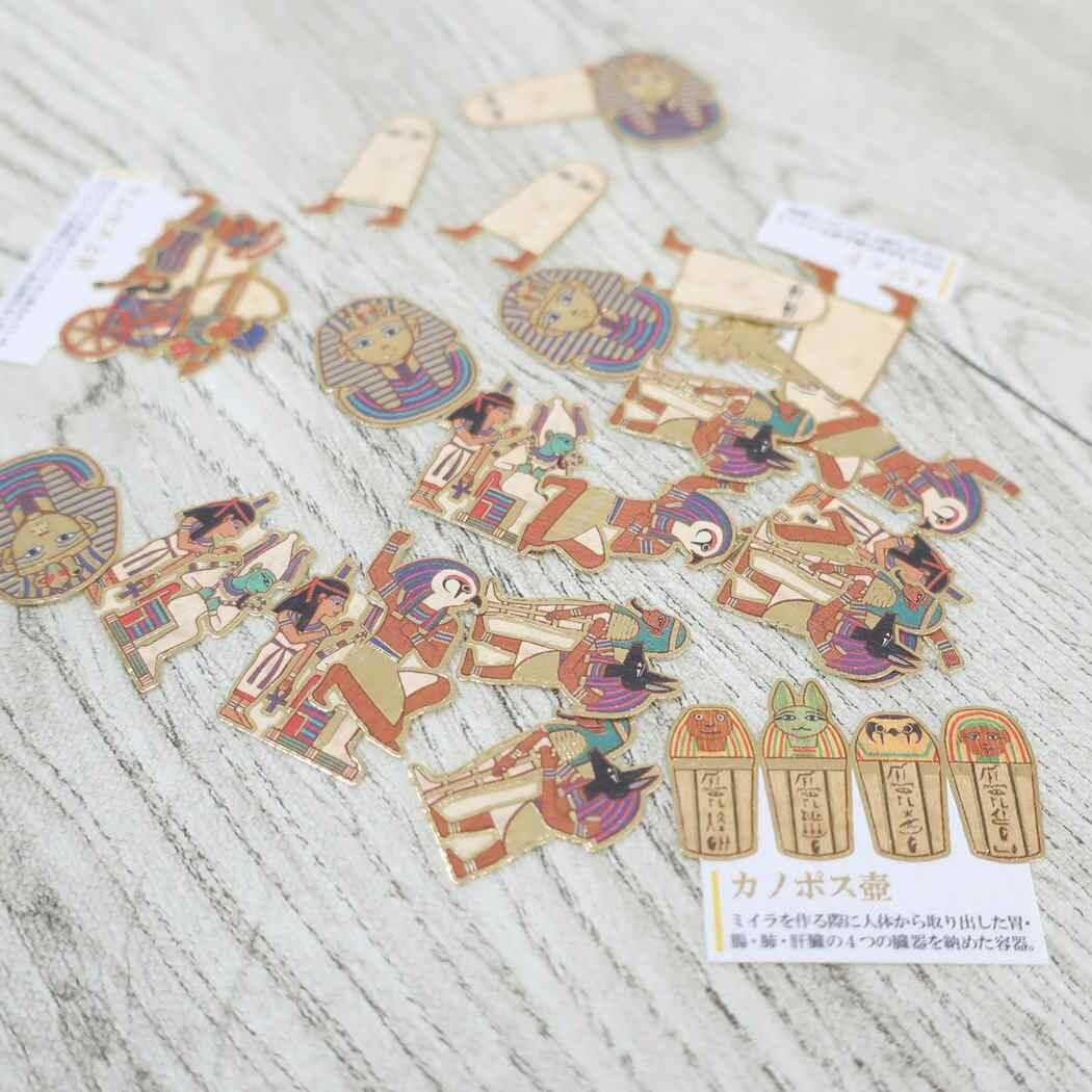 Encyclopaedia for Adults Flake Stickers - Ancient Egypt - KAMIO JAPAN - Default Title by Techo Treats Stationery