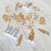 Encyclopaedia for Adults Flake Stickers - Buddha Statue - KAMIO JAPAN - Default Title by Techo Treats Stationery
