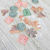 Encyclopaedia for Adults Flake Stickers - From Jomon to Kofun Periods - KAMIO JAPAN - Default Title by Techo Treats Stationery