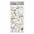 Encyclopaedia for Adults Sticker - Shimaenaga Long-tailed Tit - KAMIO JAPAN - Default Title by Techo Treats Stationery