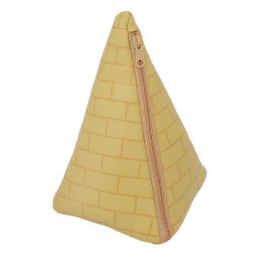 Encyclopaedia for Adults Stuffed Toy Pen Pouch - Pyramid and Medjed - KAMIO JAPAN - Default Title by Techo Treats Stationery