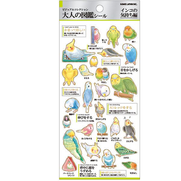Encyclopedia for Adults Sticker - Parakeets&