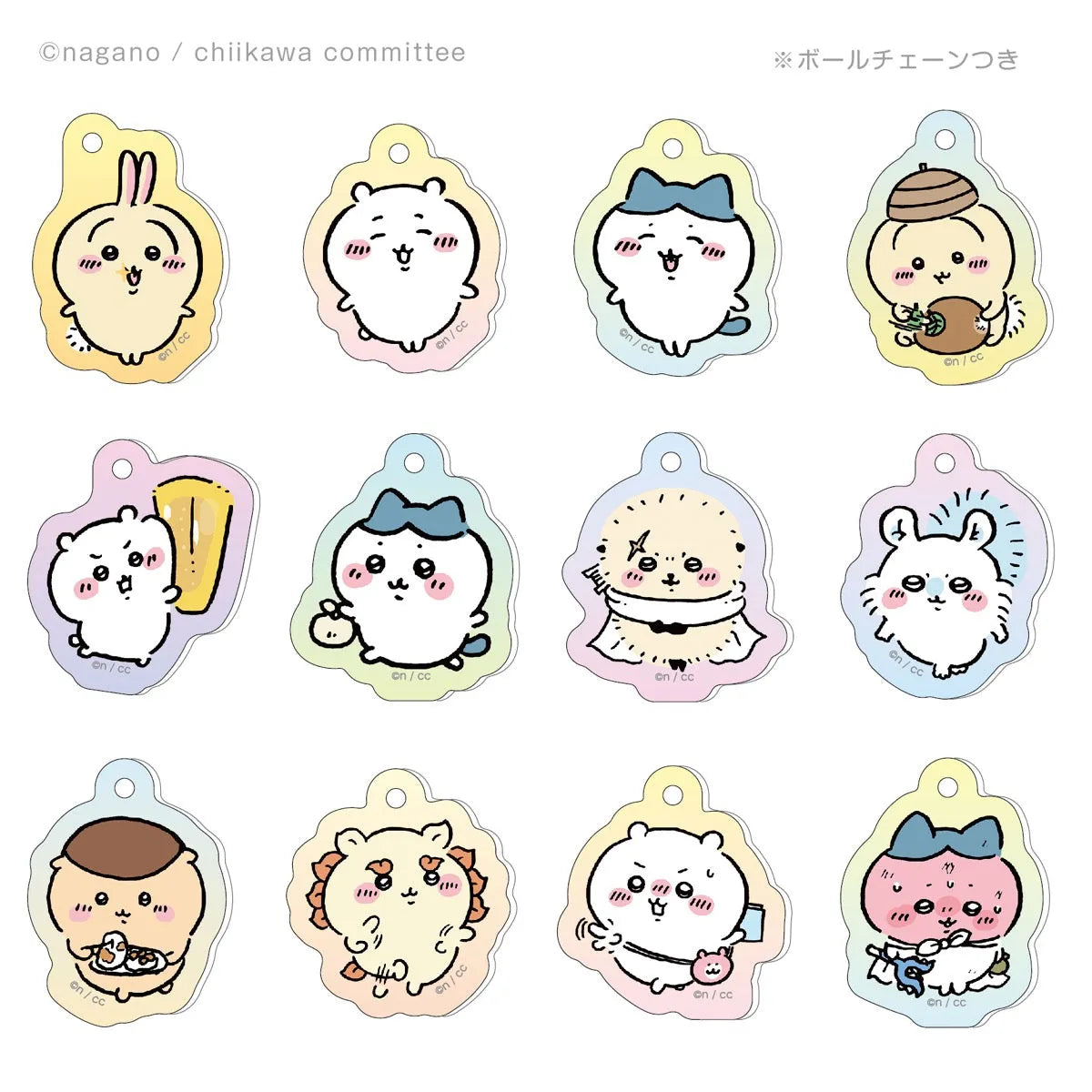 Ensky Chiikawa Acrylic Mini Keychain 2 (12 designs) - Default Title by Techo Treats Stationery