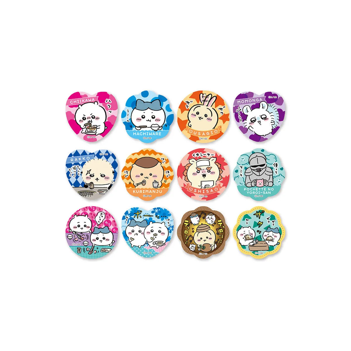 Ensky Chiikawa Sparkle Clip (12 designs) - Default Title by Techo Treats Stationery
