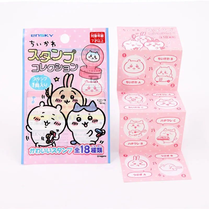 Ensky Chiikawa Stamp Collection (18 designs) - Default Title by Techo Treats Stationery