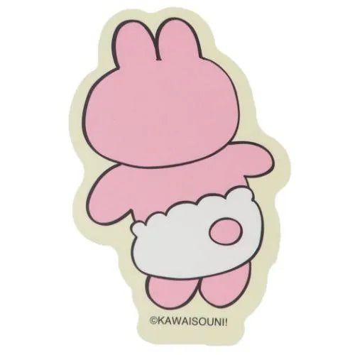 Ensky Opanchu Usagi Panty Rabbit Mini Die-cut Sticker (2) - Default Title by Techo Treats Stationery