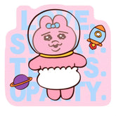 Ensky Opanchu Usagi Panty Rabbit Mini Die-cut Sticker (9) - Default Title by Techo Treats Stationery