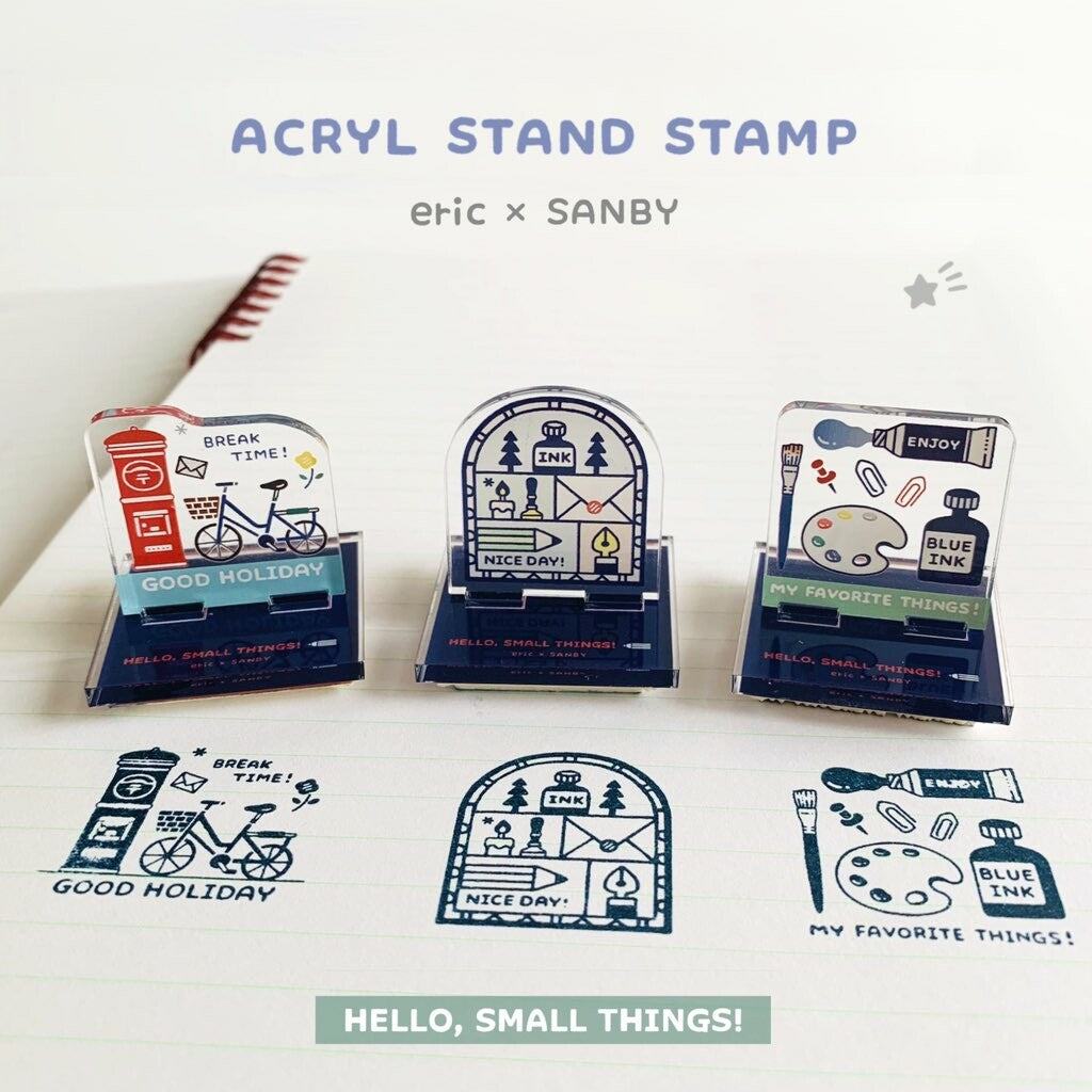 eric Acrylic Stand Rubber Stamp Vol.2 - PALETTE - Techo Treats