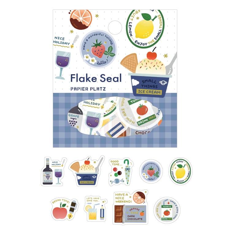 eric Flake Stickers - FRUITS - Techo Treats