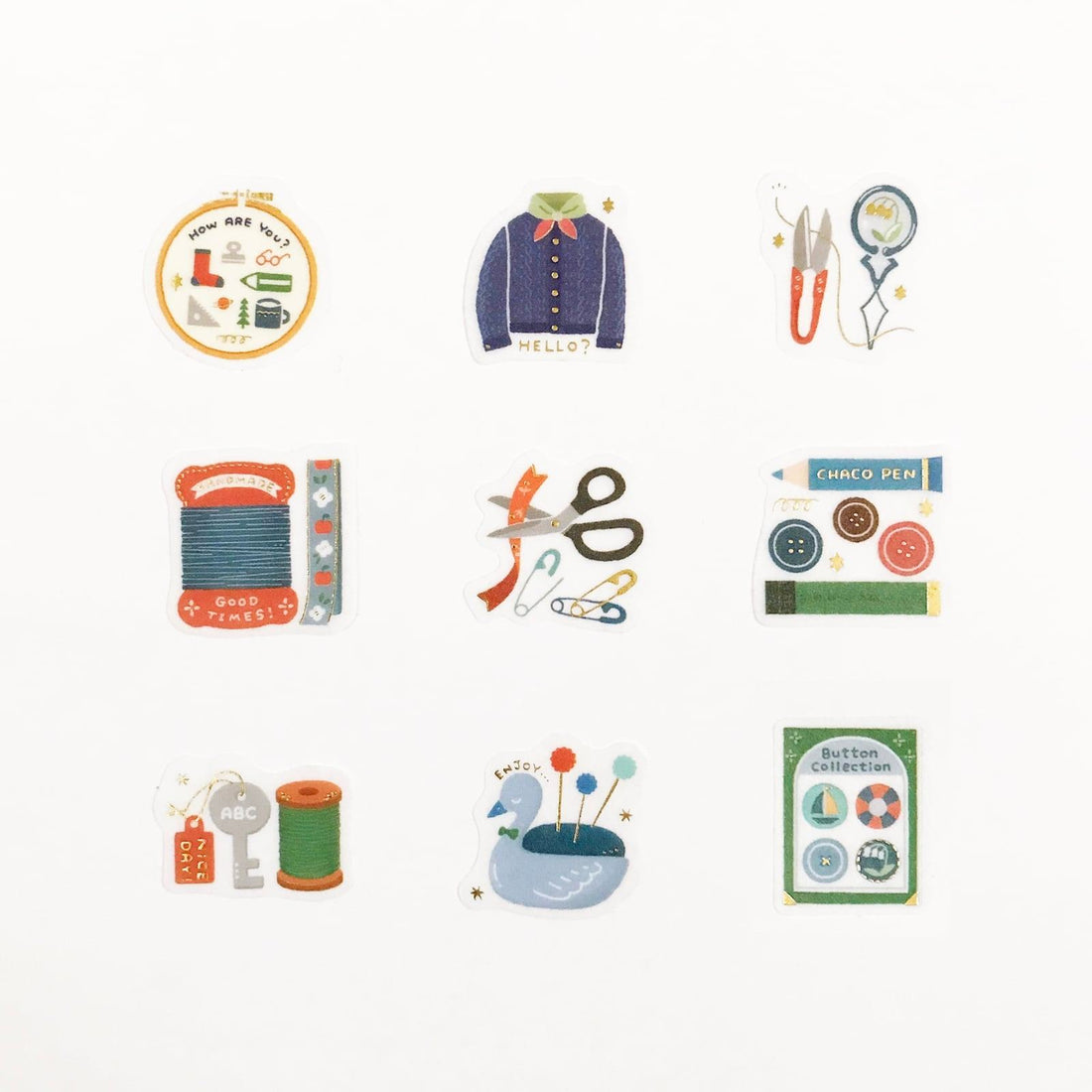 eric Flake Stickers - Sewing Items - Techo Treats