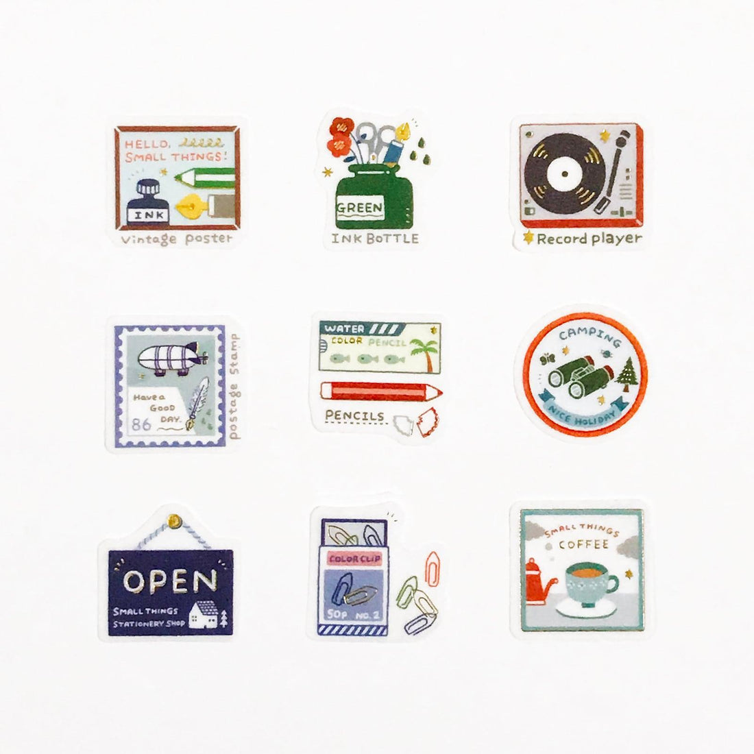 eric Flake Stickers with Gold Foil - MY SHOP - Techo Treats