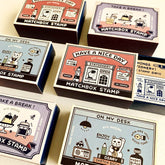 eric Matchbox Rubber Stamp Set - ON MY DESK - Techo Treats