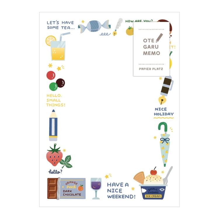eric OTEGARU MEMO - FRUITS - Papier Platz - Default Title by Techo Treats Stationery