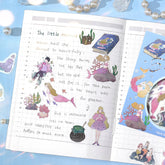 Fairy Tale Foil-stamped Flake Seal - The Little Mermaid - Techo Treats