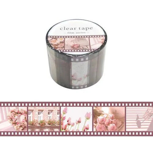 film series clear tape - Pink - Techo Treats