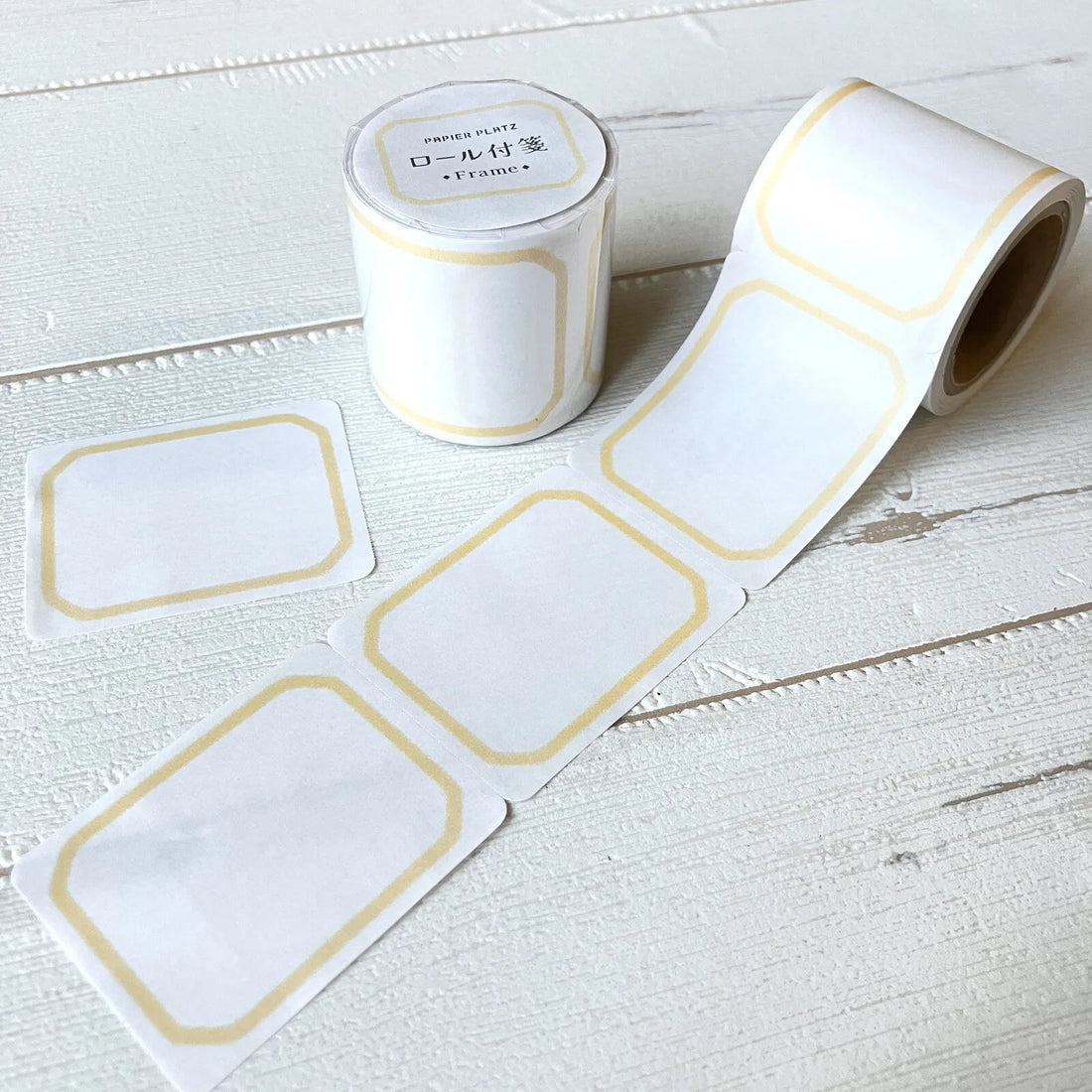 Frame Roll Sticky Notes (6 colors) (Gift) - Papier Platz - Beige by Techo Treats Stationery