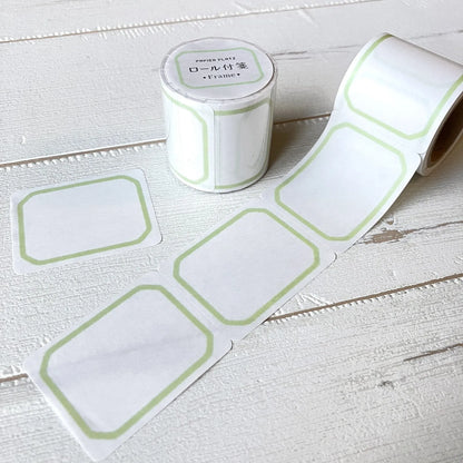 Frame Roll Sticky Notes (6 colors) (Gift) - Papier Platz - Beige by Techo Treats Stationery