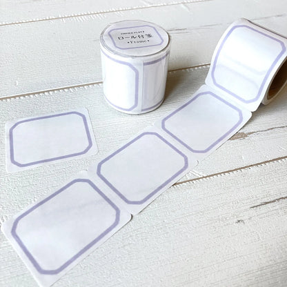 Frame Roll Sticky Notes (6 colors) (Gift) - Papier Platz - Beige by Techo Treats Stationery