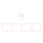 Frame Roll Sticky Notes (6 colors) (Gift) - Papier Platz - Pink by Techo Treats Stationery