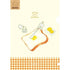 Freshly Baked Bread Town A5 Clear Folder - Asago Pan (Toast) - Techo Treats