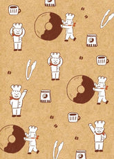 Freshly Baked Bread Town Deco Seal - Nico Nico Marupan (Donut) - Furukawa Shiko - Default Title by Techo Treats Stationery