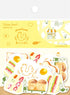 Freshly Baked Bread Town Flake Stickers - Asago Pan (Toast) - Furukawa Shiko - Default Title by Techo Treats Stationery