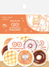 Freshly Baked Bread Town Flake Stickers - Nico Nico Marupan (Donut) - Furukawa Shiko - Default Title by Techo Treats Stationery