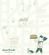 Freshly Baked Bread Town Memo Pad - Kari Kari Bakery (Baguette) - Furukawa Shiko - Default Title by Techo Treats Stationery
