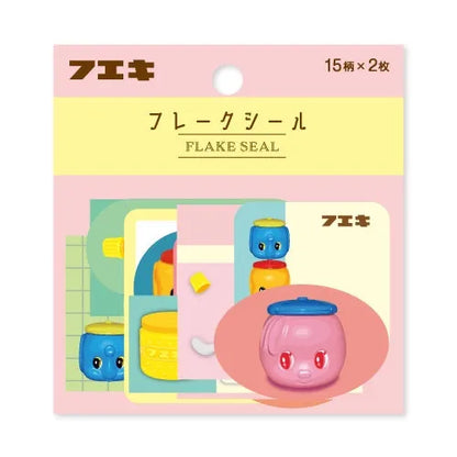 Fueki 100th Anniversary Flake Seal (A) - Default Title by Techo Treats Stationery