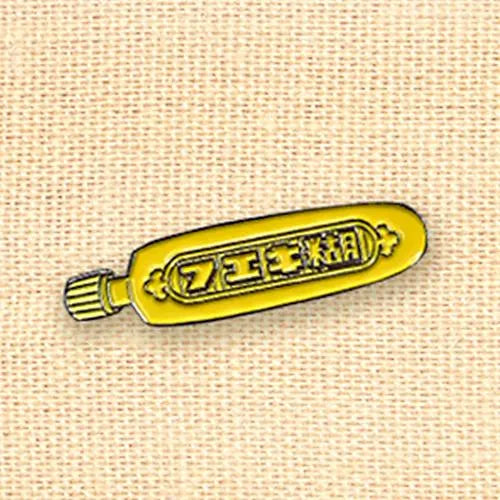 Fueki 100th Anniversary Pin Badge (Glue Tube) - Techo Treats