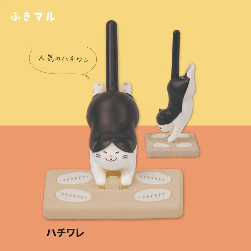 Fukimaru Cat Desktop Cleaner - Tuxedo Cat - Sun-Star Stationery - Default Title by Techo Treats Stationery
