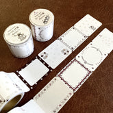 Fukuwake Hanko Roll Sticky Notes - Coffee Bean and Mill - Papier Platz - Default Title by Techo Treats Stationery