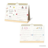 Furukawa Shiko 2024 Desktop Monthly Calendar - Soebumi Paper we - Techo Treats