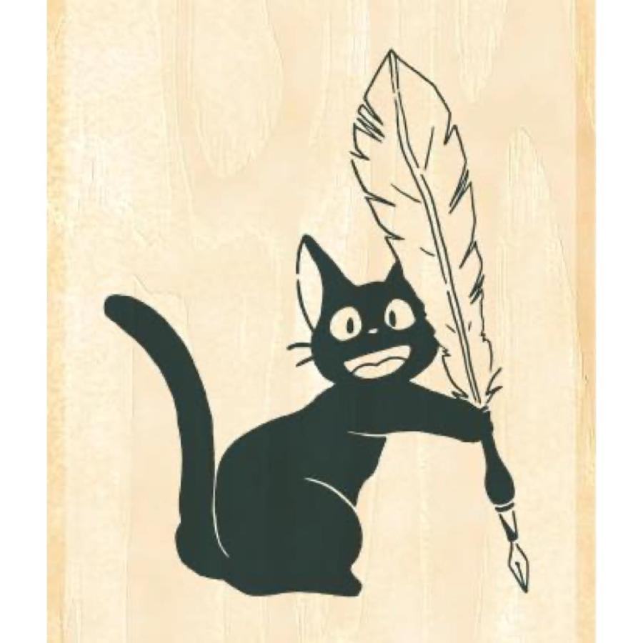 Ghibli x Ink Pal Rubber Stamp - Gigi and Fountain Pen - Techo Treats