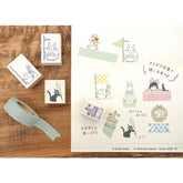 Ghibli x MT Aibou Wooden Stamp - Totoro and Little Totoro - Techo Treats